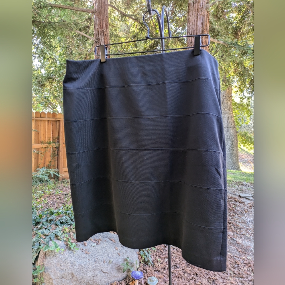 Alfani 18W Black Skirt